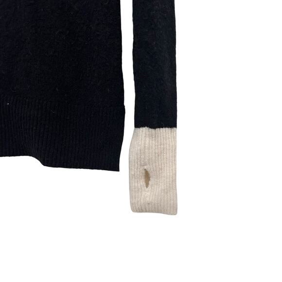 Madewell Black Merino Wool Alpaca Blend Sweater Sz XS - Picture 2 of 5
